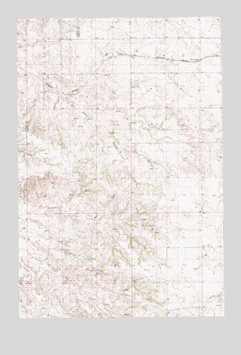 Freeman Creek, MT USGS Topographic Map
