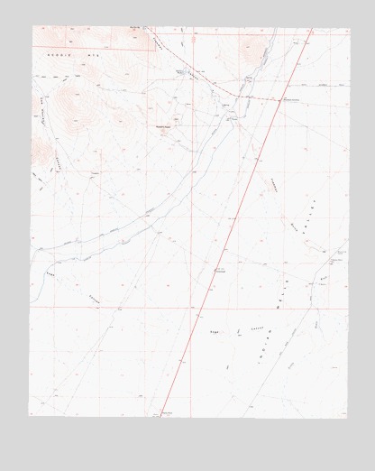 Freeman Junction, CA USGS Topographic Map