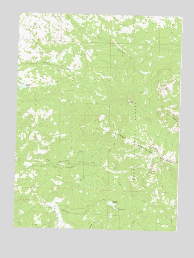 Freeman Reservoir, CO USGS Topographic Map
