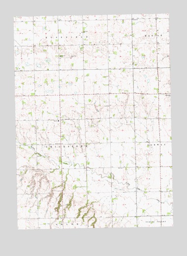 Freeman SE, SD USGS Topographic Map