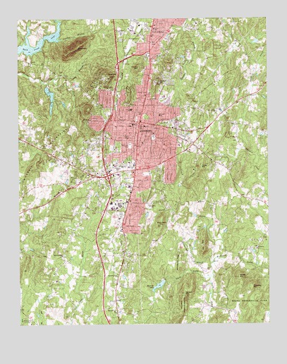 Asheboro, NC USGS Topographic Map