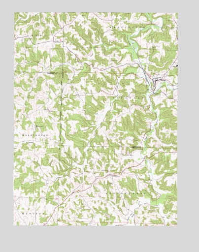 Freeport, OH USGS Topographic Map