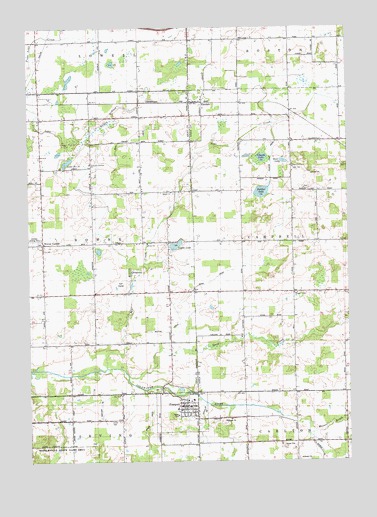 Freeport, MI USGS Topographic Map