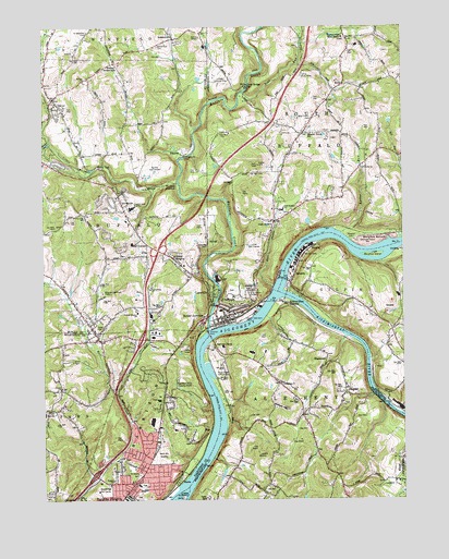 Freeport, PA USGS Topographic Map