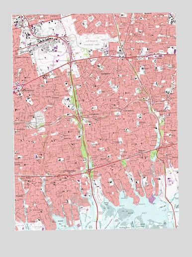 Freeport, NY USGS Topographic Map