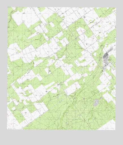 Asherton, TX USGS Topographic Map