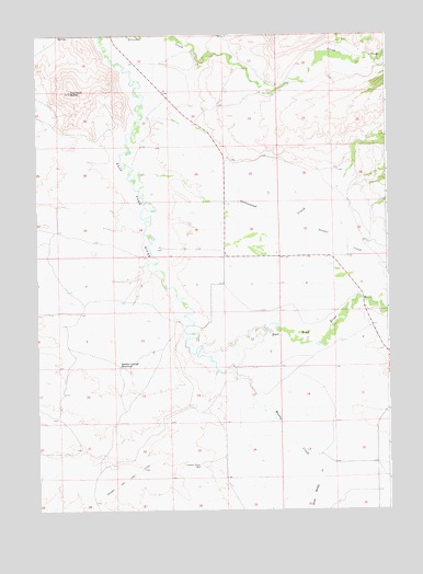 Fremont Butte, WY USGS Topographic Map