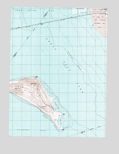 Fremont Island, UT USGS Topographic Map