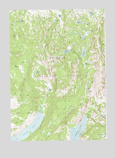 Fremont Lake North, WY USGS Topographic Map