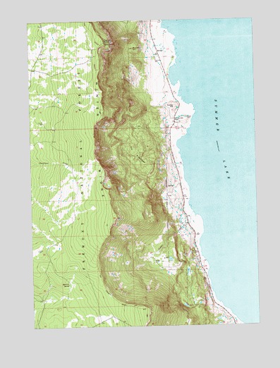 Fremont Point, OR USGS Topographic Map