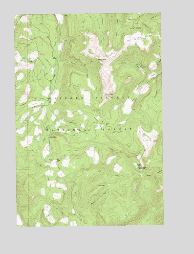 French Butte, WA USGS Topographic Map
