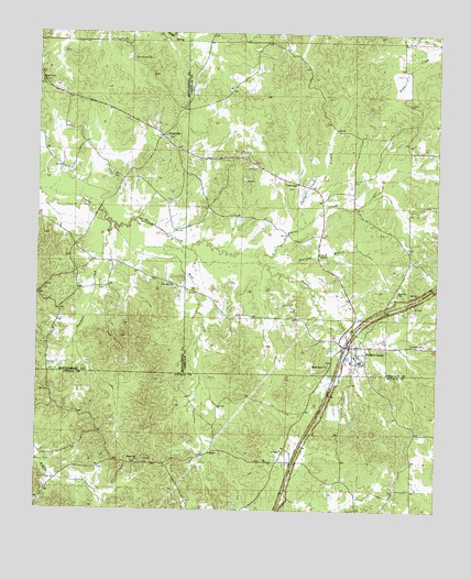 French Camp, MS USGS Topographic Map