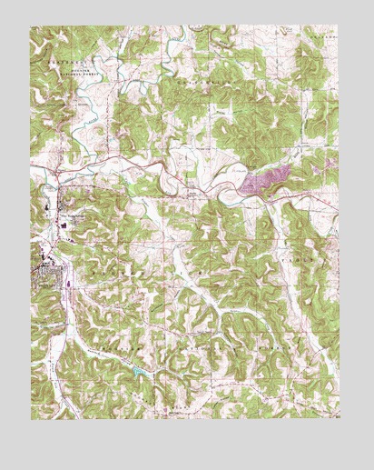 French Lick, IN USGS Topographic Map