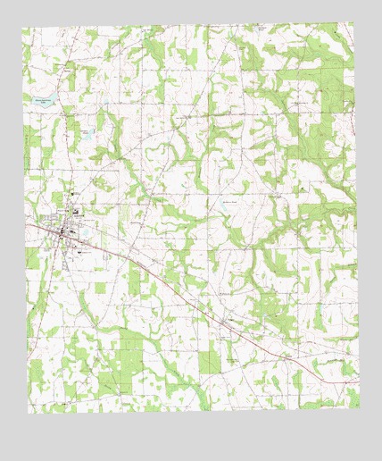 Ashford, AL USGS Topographic Map