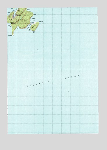 Frenchboro, ME USGS Topographic Map