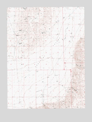 Frenchie Flat, NV USGS Topographic Map