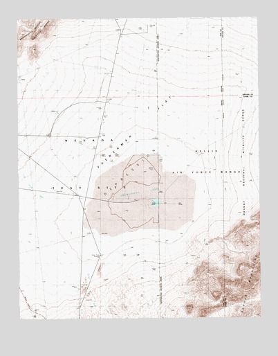 Frenchman Lake, NV USGS Topographic Map