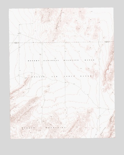 Frenchman Lake SE, NV USGS Topographic Map