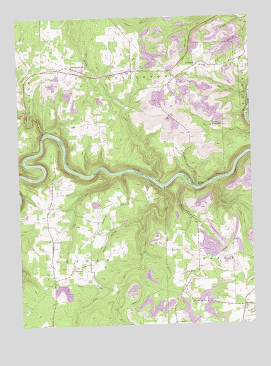 Frenchville, PA USGS Topographic Map