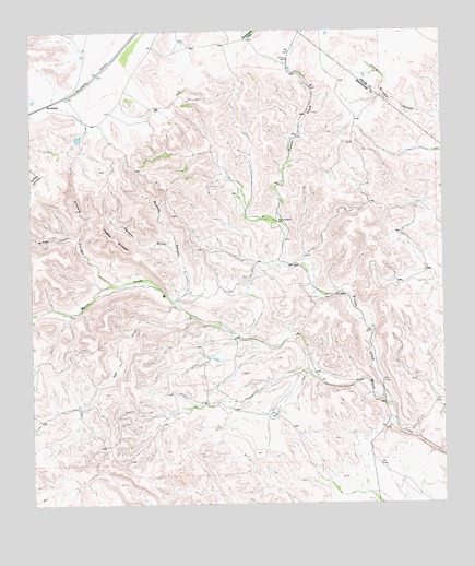 Fresno Creek, TX USGS Topographic Map