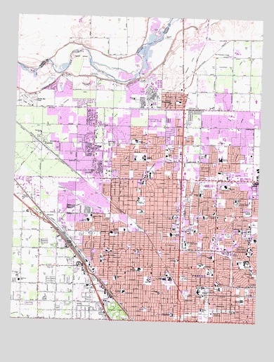 Fresno North, CA USGS Topographic Map