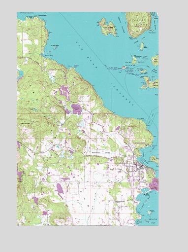 Friday Harbor, WA USGS Topographic Map