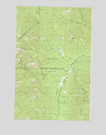Friedlander Meadows, WA USGS Topographic Map