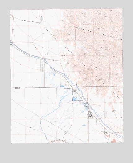 Frink NW, CA USGS Topographic Map