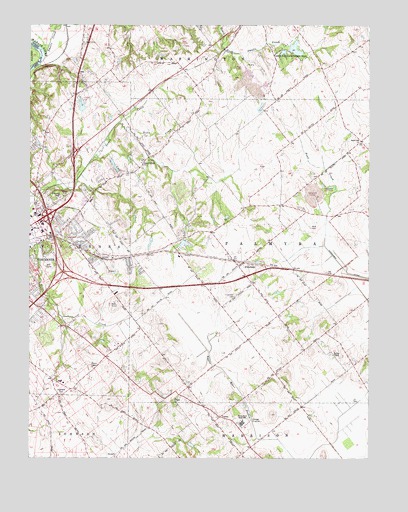 Fritchton, IN USGS Topographic Map