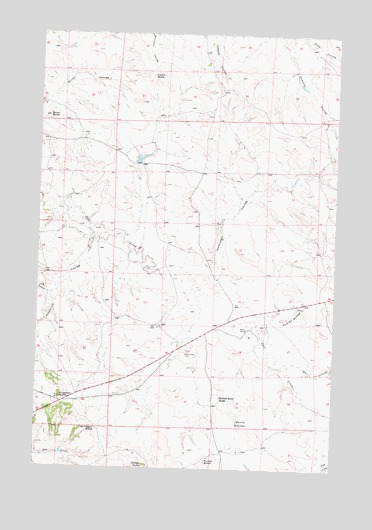 Froehlich Butte, MT USGS Topographic Map