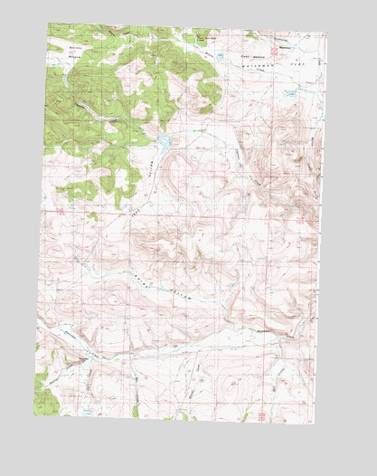 Frog Hollow, OR USGS Topographic Map