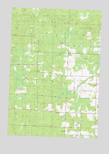 Fromm Lookout Tower, WI USGS Topographic Map