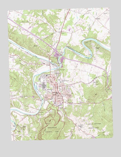 Front Royal, VA USGS Topographic Map