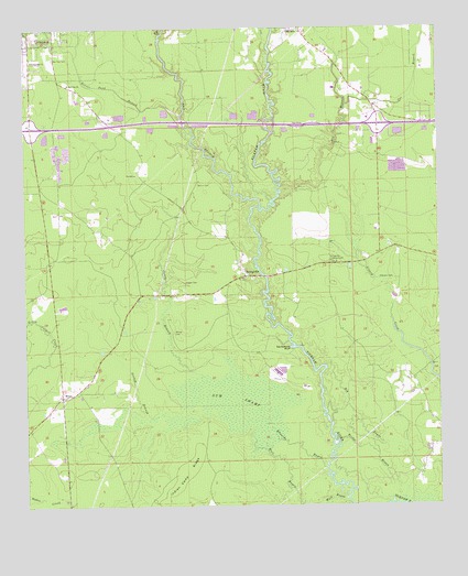 Frost, LA USGS Topographic Map