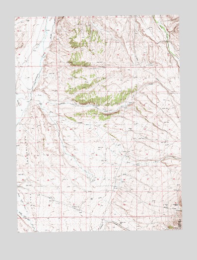 Frost Creek, NV USGS Topographic Map