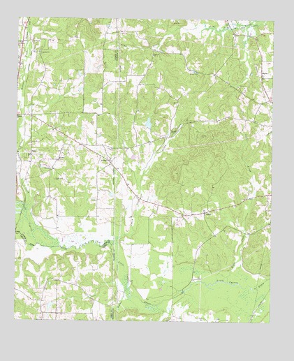 Ashland, TX USGS Topographic Map