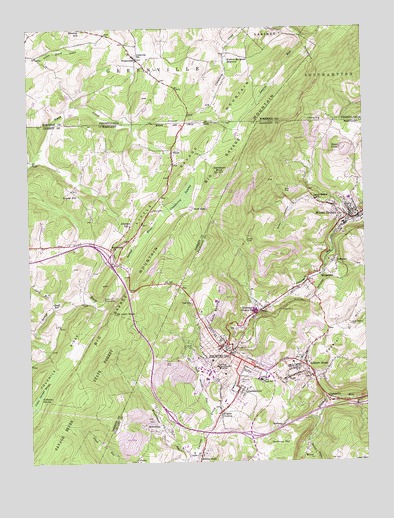Frostburg, MD USGS Topographic Map