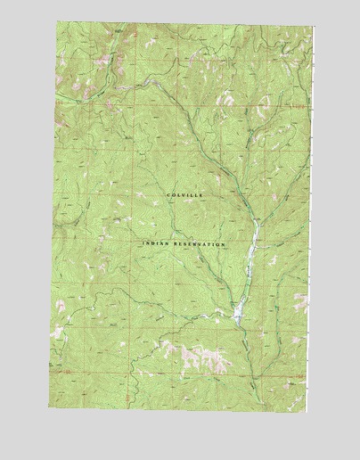 Frosty Meadow, WA USGS Topographic Map