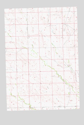 Frozen Man Creek, SD USGS Topographic Map
