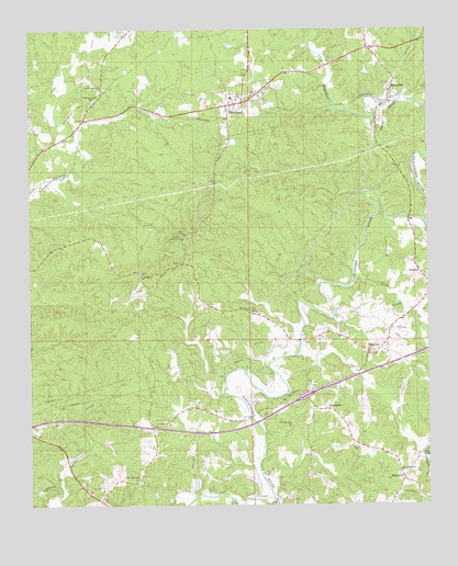 Fruithurst, AL USGS Topographic Map