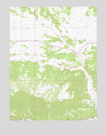 Fruitland, UT USGS Topographic Map