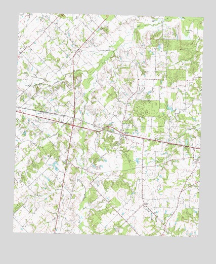 Fruitvale, TX USGS Topographic Map