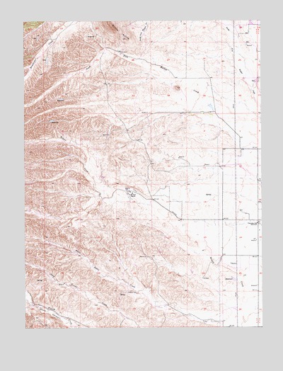 Fruto NE, CA USGS Topographic Map