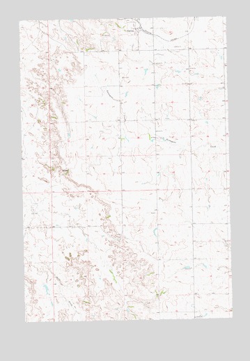 Fryburg, ND USGS Topographic Map