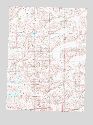 Frye Lake, NE USGS Topographic Map