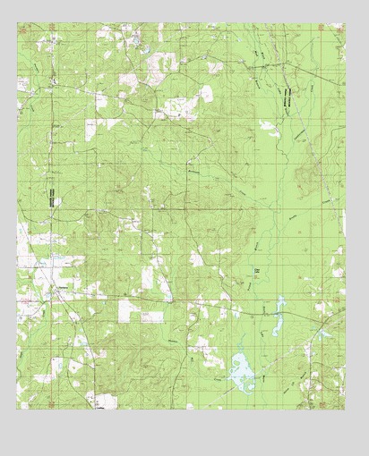Fryeburg, LA USGS Topographic Map