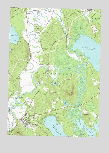 Fryeburg, ME USGS Topographic Map