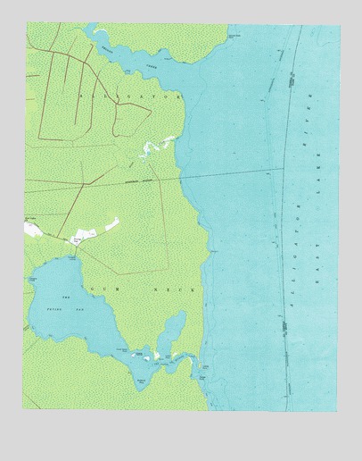 Frying Pan, NC USGS Topographic Map
