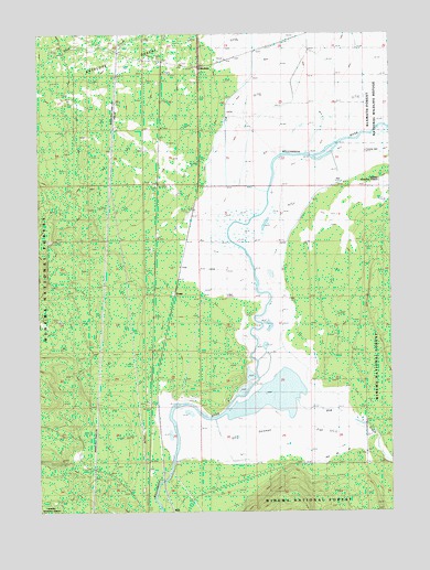 Fuego, OR USGS Topographic Map