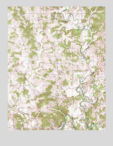 Fulda, IN USGS Topographic Map